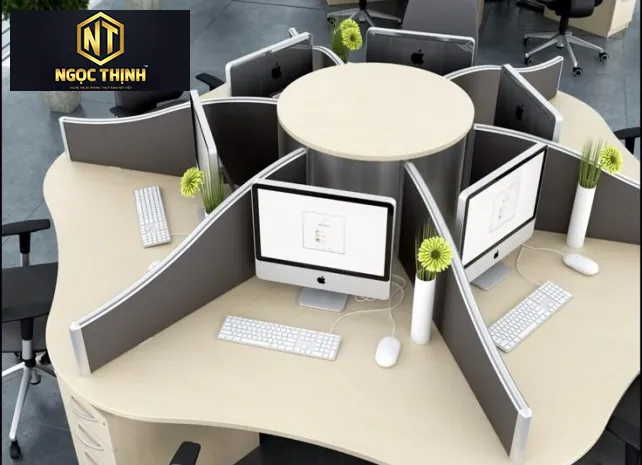 CỤM BÀN LÀM VIỆC VĂN PHÒNG GIÁ RẺ ĐỒNG NAI - CBLVVP003